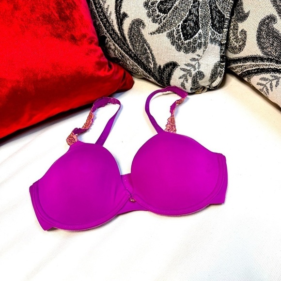 BRA NATORI 32C Violet 731080 underwire lightly padded 3454 PS - Picture 1 of 12